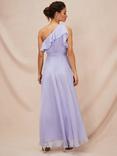 Phase Eight Mia One Shoulder Maxi Dress, China Blue