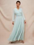 Phase Eight  Alecia Pleated Maxi Dress, Peppermint