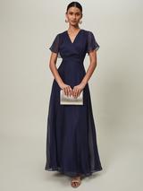 【関税込】PhaseEight ドレス☆Petite Mabelle Maxi Dress, Fuch Petite Mabelle Organza Maxi Dress | Phase Eight UK |