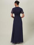 Phase Eight Arwen Silk Maxi Dress, Navy