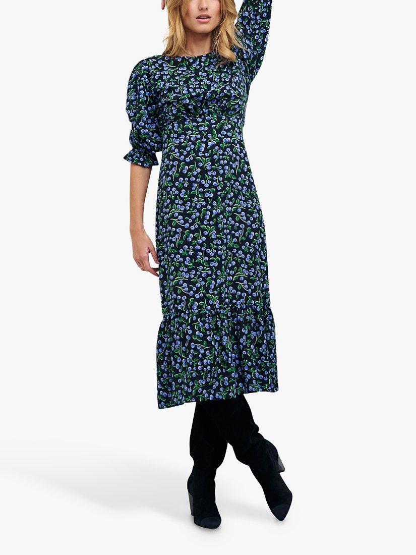 Nobody's Child Selena Alora Floral Dress, Black
