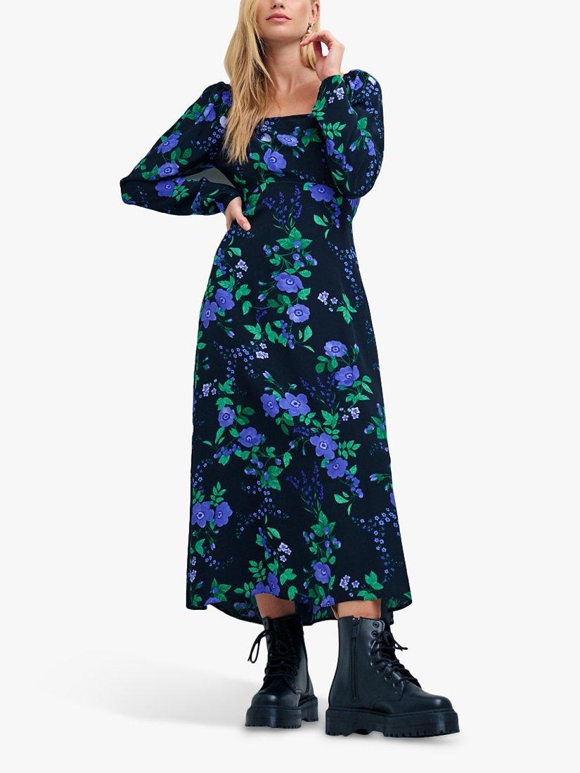 Nobody's Child Abby Sophie Floral Square Neck Dress, Multi