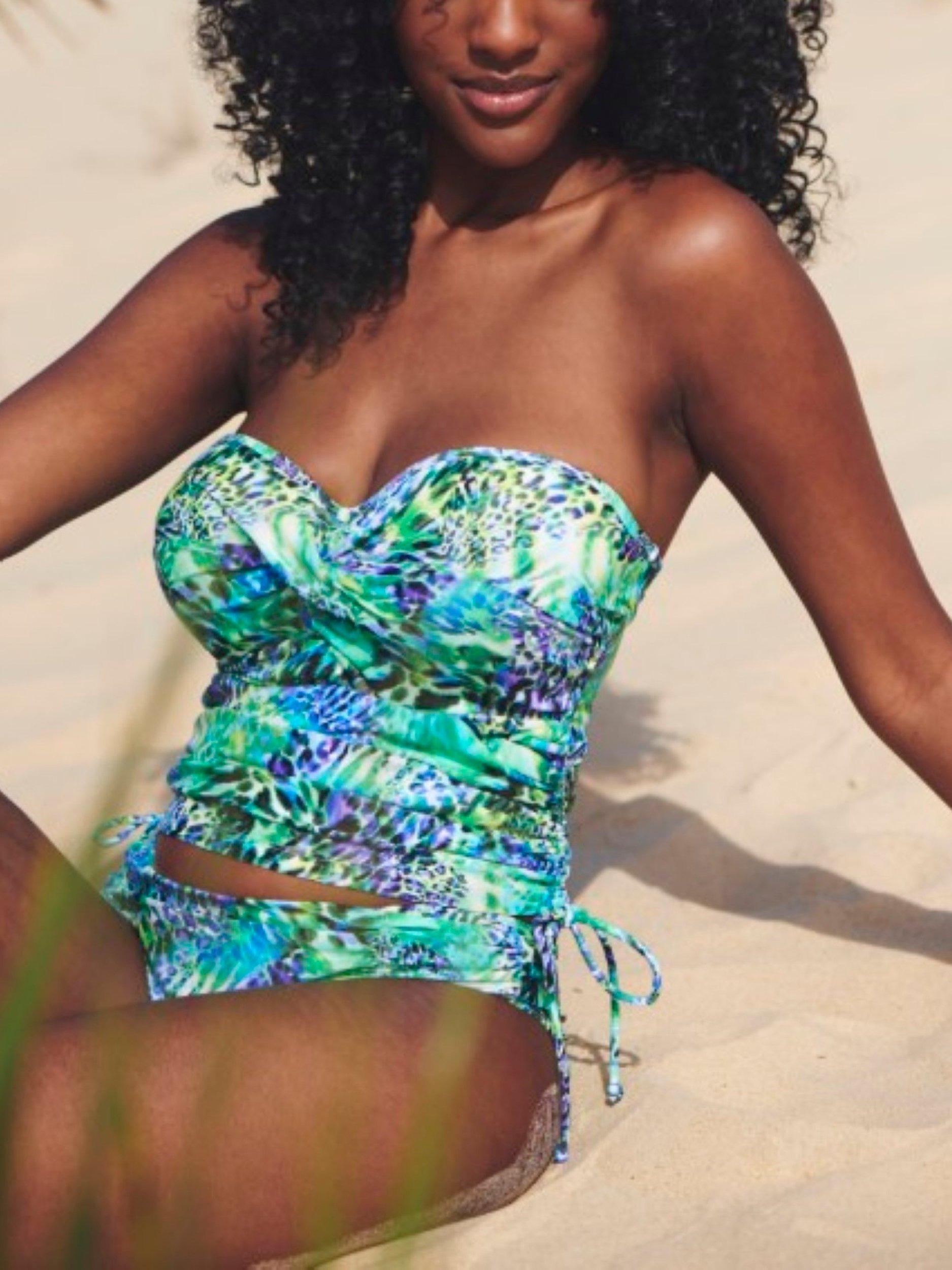 Panache Cape Verde Bandeau Tankini Top, Wild Animal