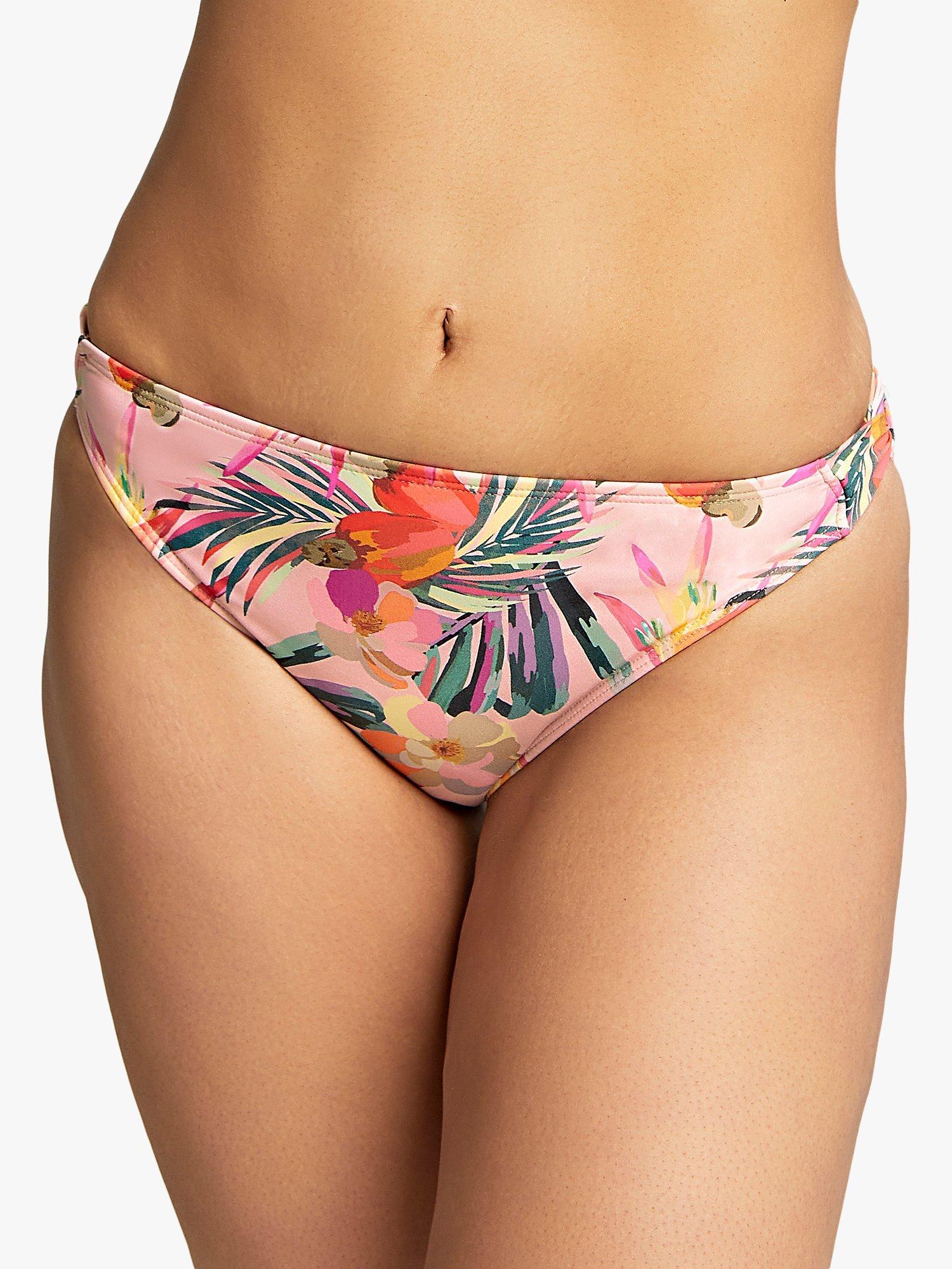 Panache Paradise Classic Bikini Bottoms, Pink Tropical