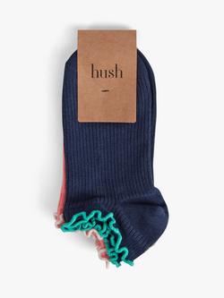 HUSH Alonna Cotton Socks, Pack of 2, Multi, Multi