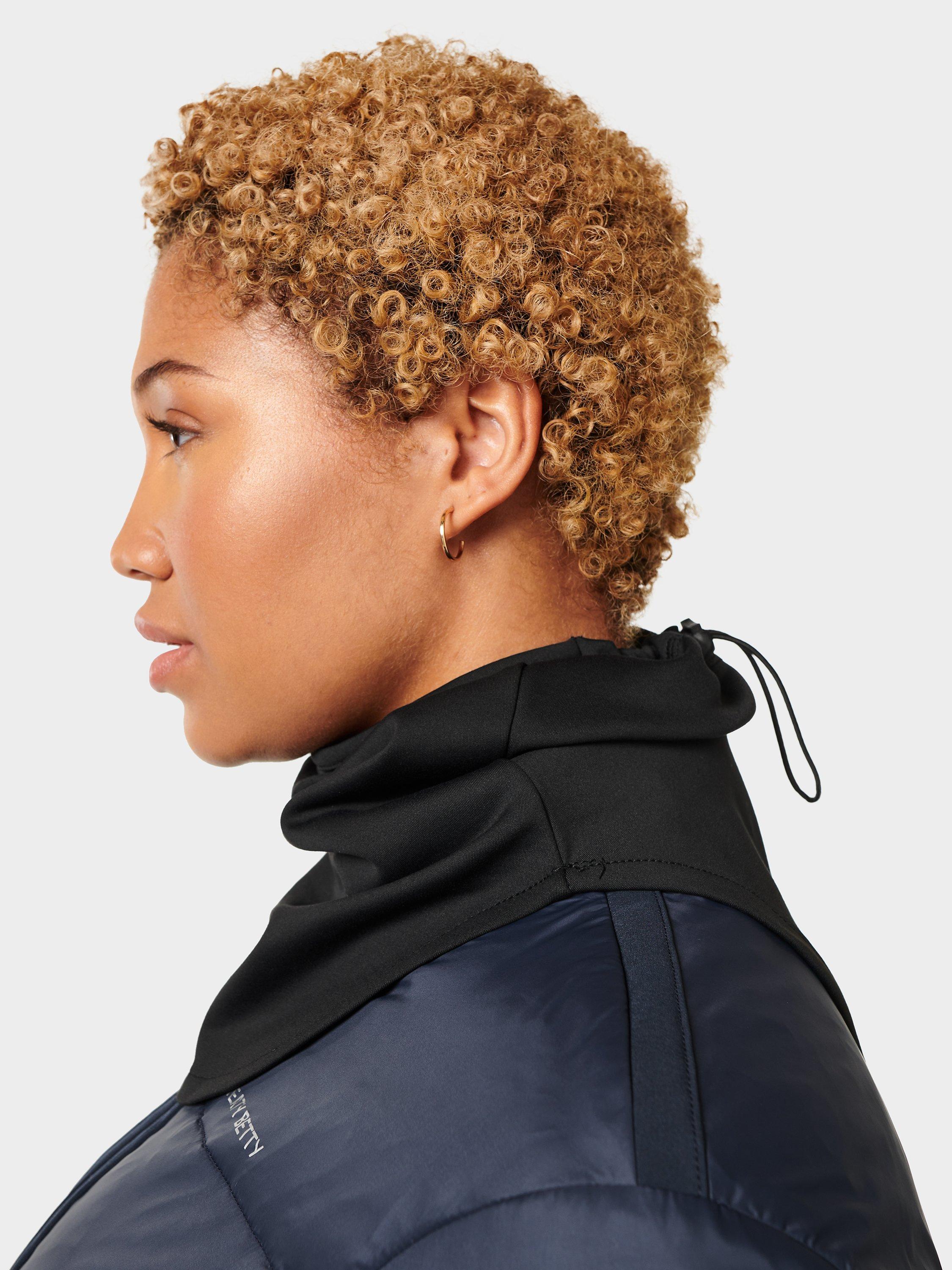 Product image 2 of 4, which shows Sweaty Betty Therma Running Neckwarmer, Black, One Size