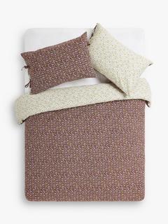 John Lewis Agnes Washed Cotton Double Duvet Cover Set, Multi