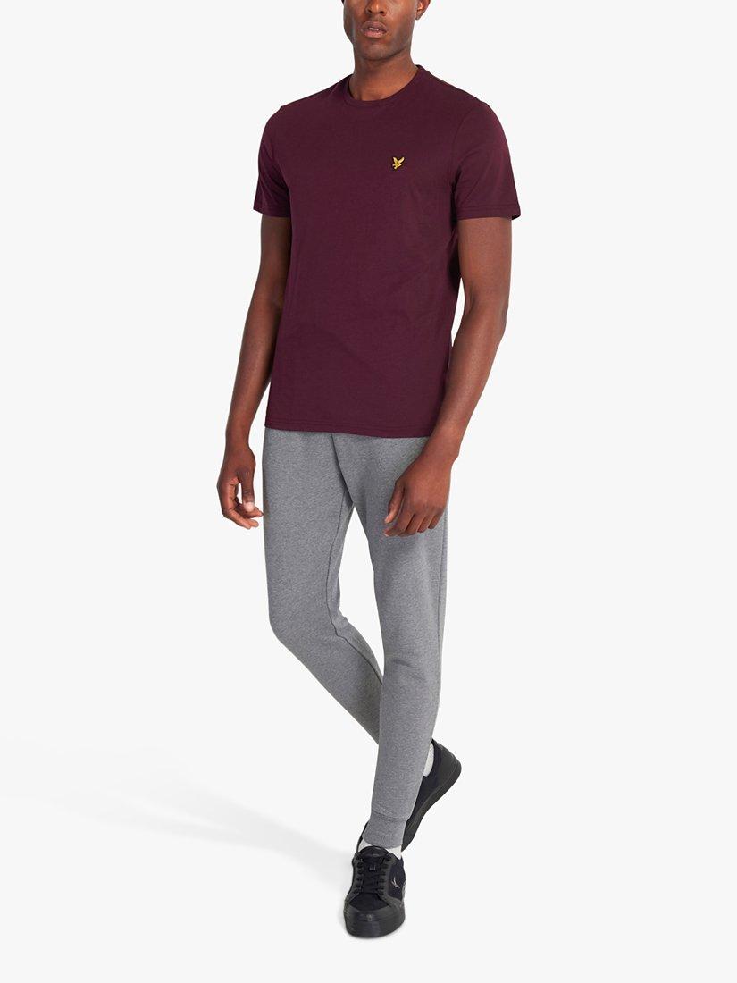 Lyle & Scott Short Sleeve T-Shirt, Burgundy, XS