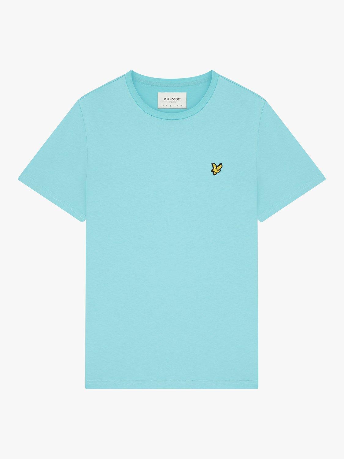 Lyle & Scott Plain Cotton T-Shirt, Brooke Blue