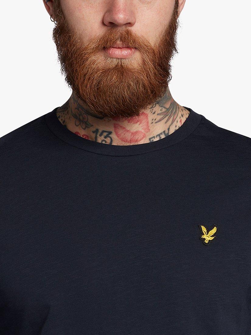 Product image 5 of 5, which shows Lyle & Scott Slub Short Sleeve T-Shirt, Navy, XS