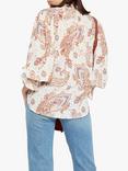 o.p.t Rosa Long Sleeve Blouse, Orange/Multi