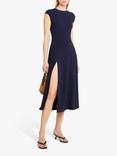 o.p.t Nyla Split Hem Dress, Navy