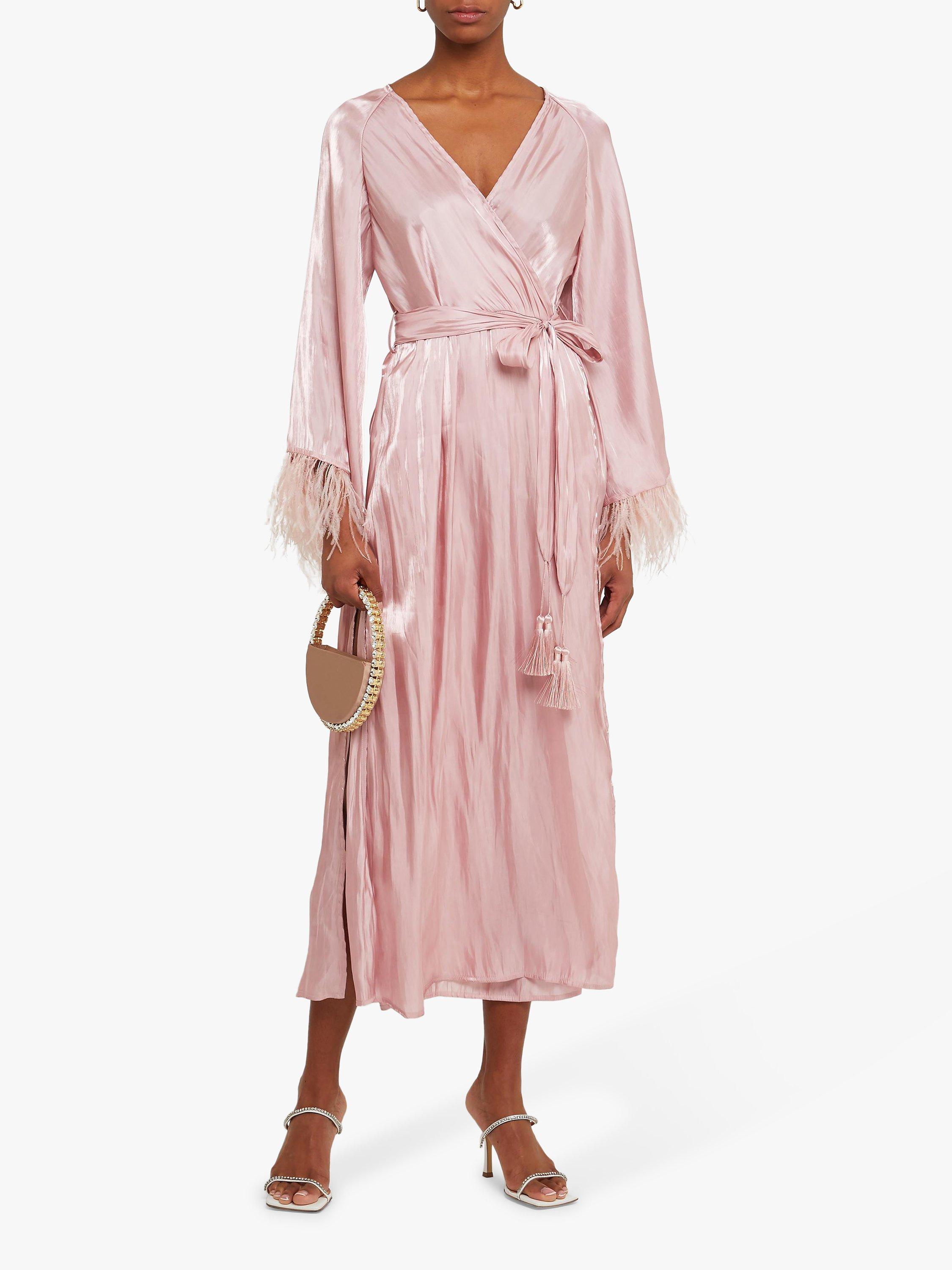o.p.t Mardi Midi Dress, Pink, S