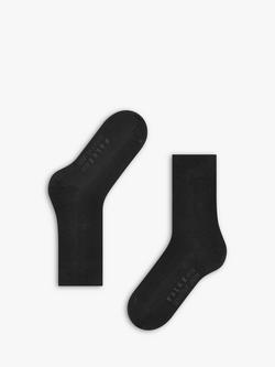FALKE Sensitive London Cotton Rich Ankle Socks - view 2, Black