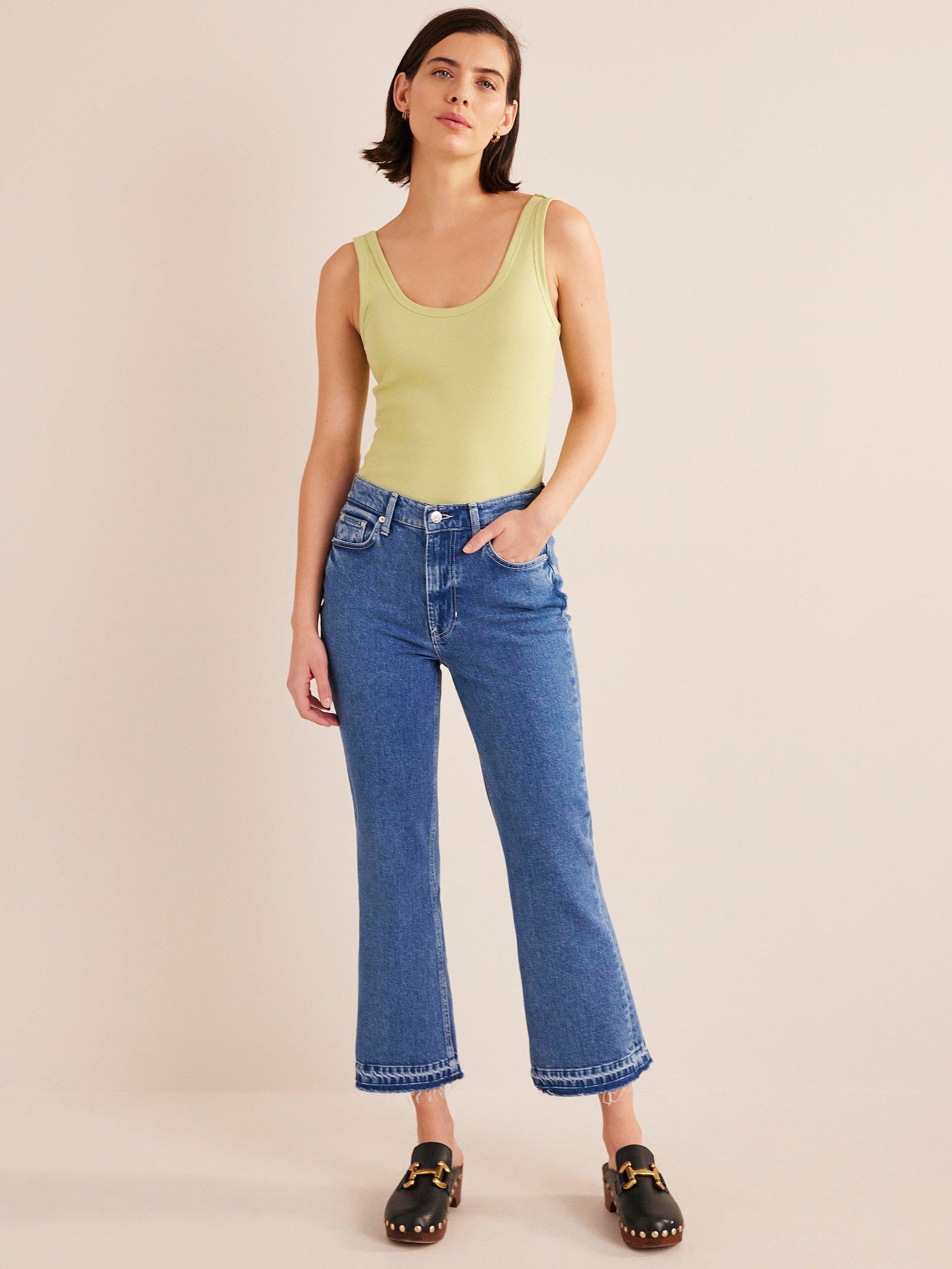 Boden Mid Rise Baby Kick Jeans, Mid Vintage