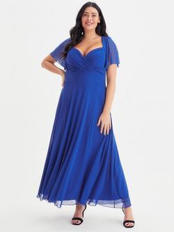 Scarlett & Jo Kemi Maxi Dress, Bright Blue