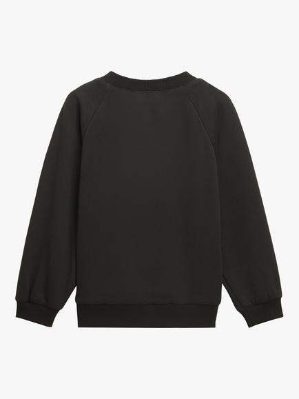 Whistles Kids' Sequin Sweatshirt, Black/Multi - view 2, Black/Multi