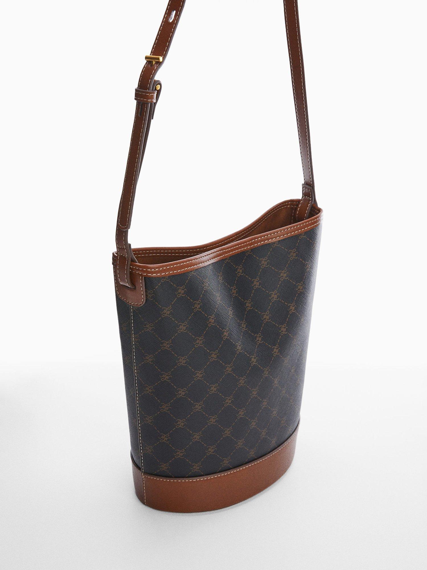 Product image 1 of 6, which shows Mango Yvonne Shoulder Bag, Brown, One Size