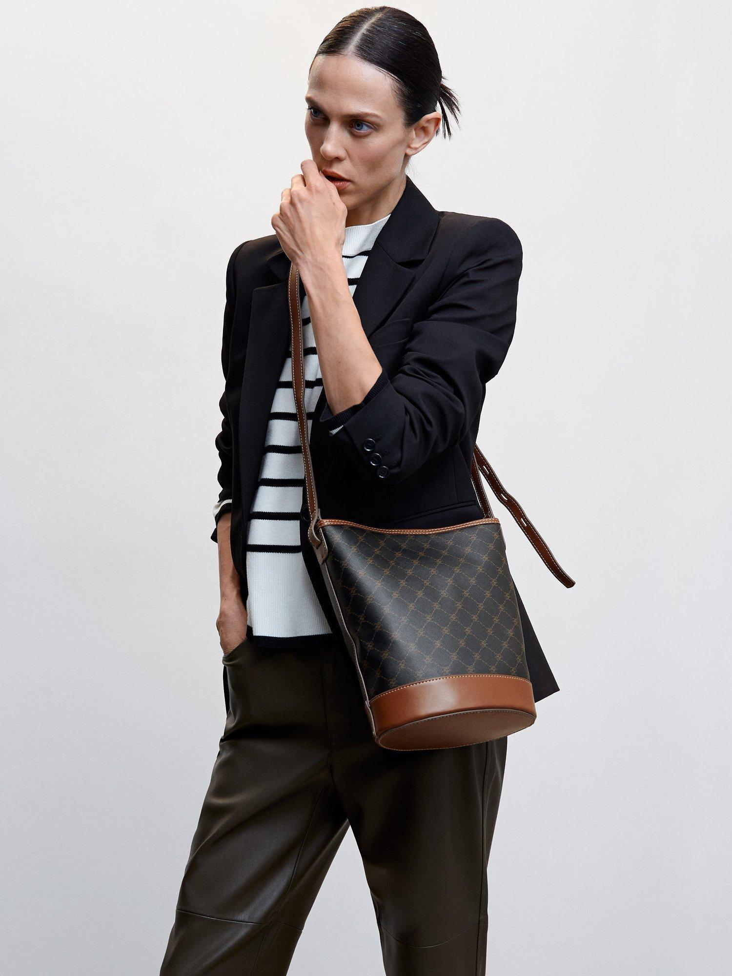 Product image 5 of 6, which shows Mango Yvonne Shoulder Bag, Brown, One Size