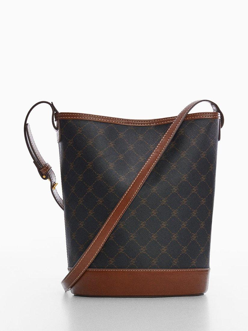 Product image 2 of 6, which shows Mango Yvonne Shoulder Bag, Brown, One Size
