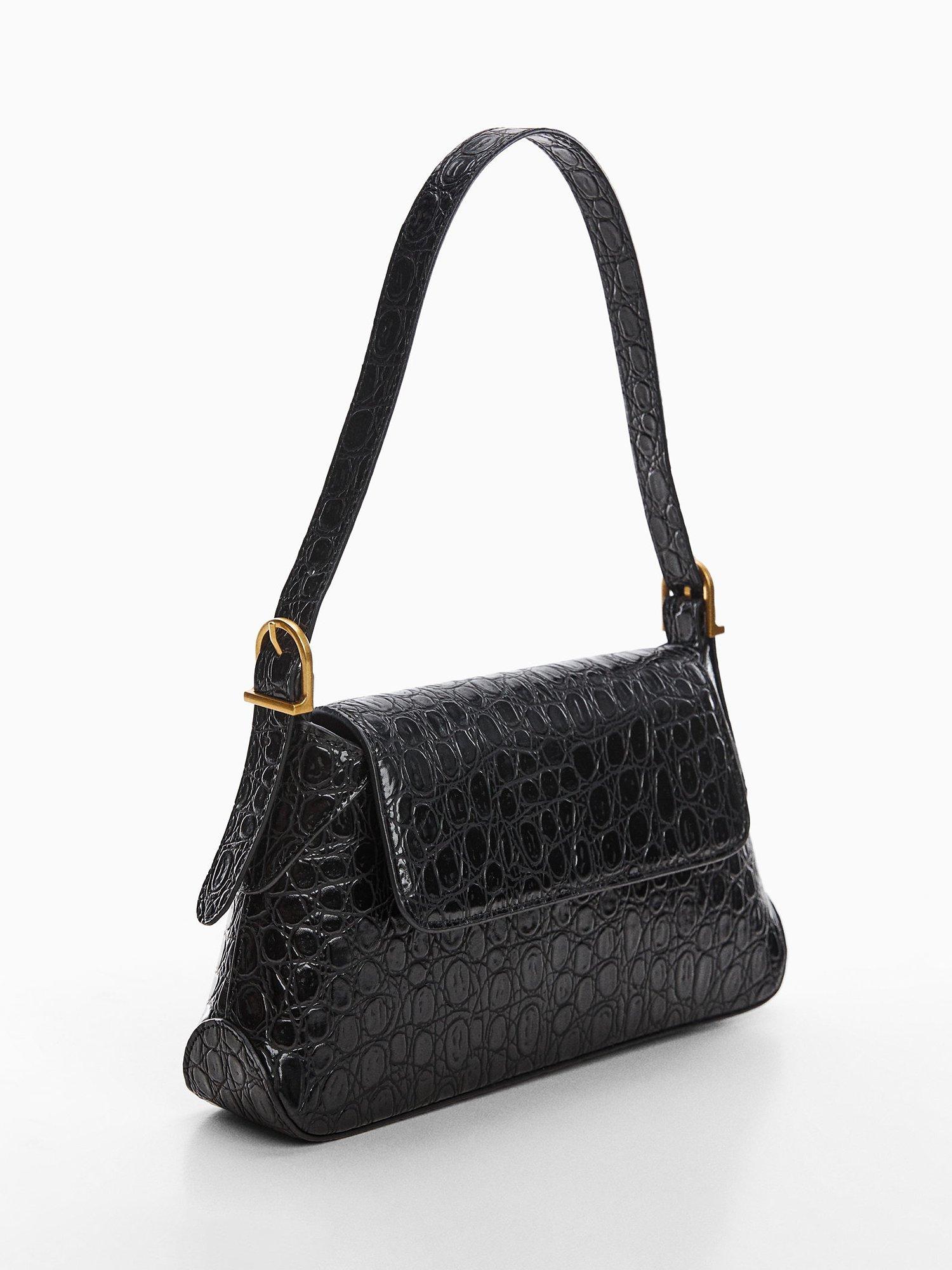 Mango Balvina Grab Bag, Black, One Size