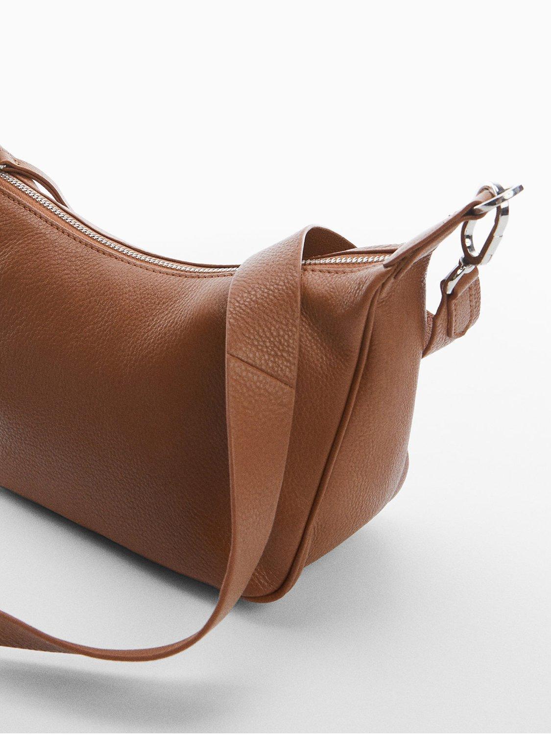 Mango Romo Shoulder Bag, Medium Brown, One Size