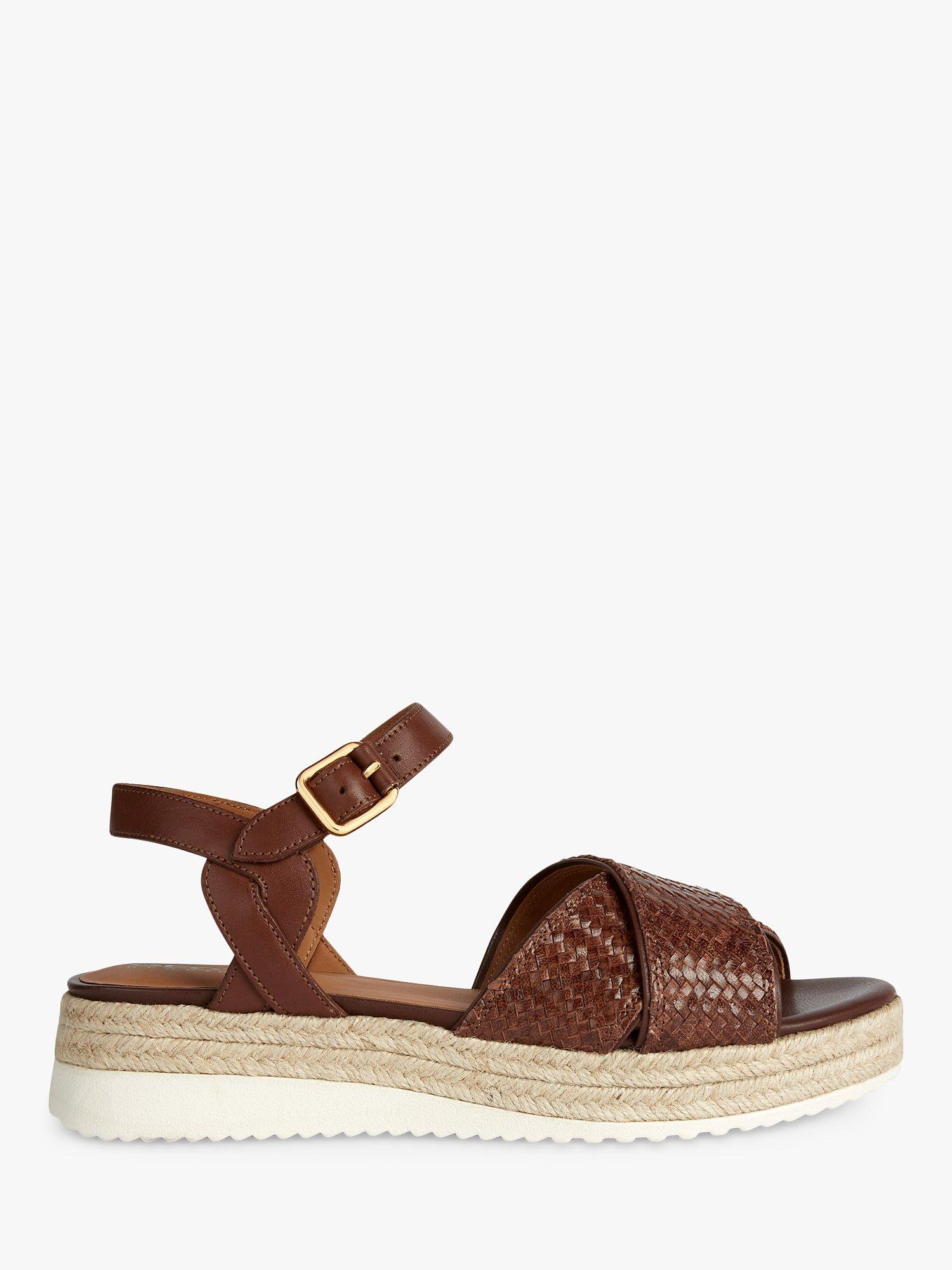 Geox Eolie Wide Fit Leather Sandals