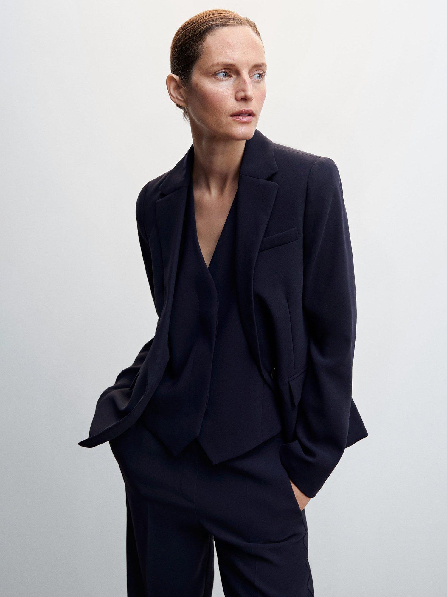 Mango Valeria Blazer, Navy
