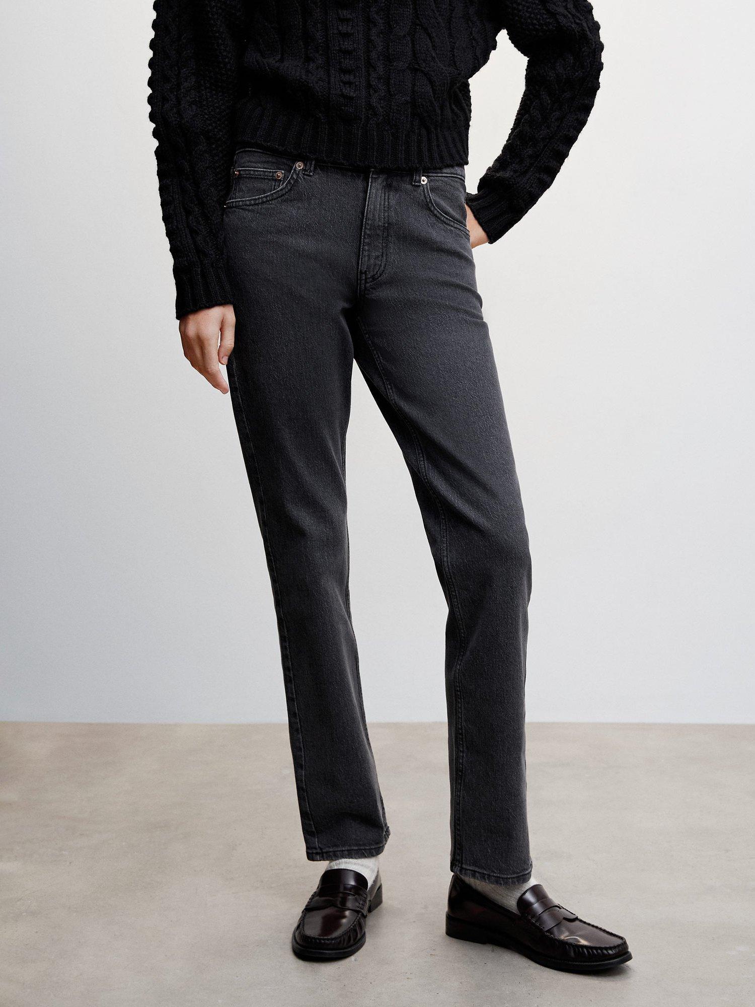 Mango Nayara Jeans, Open Grey