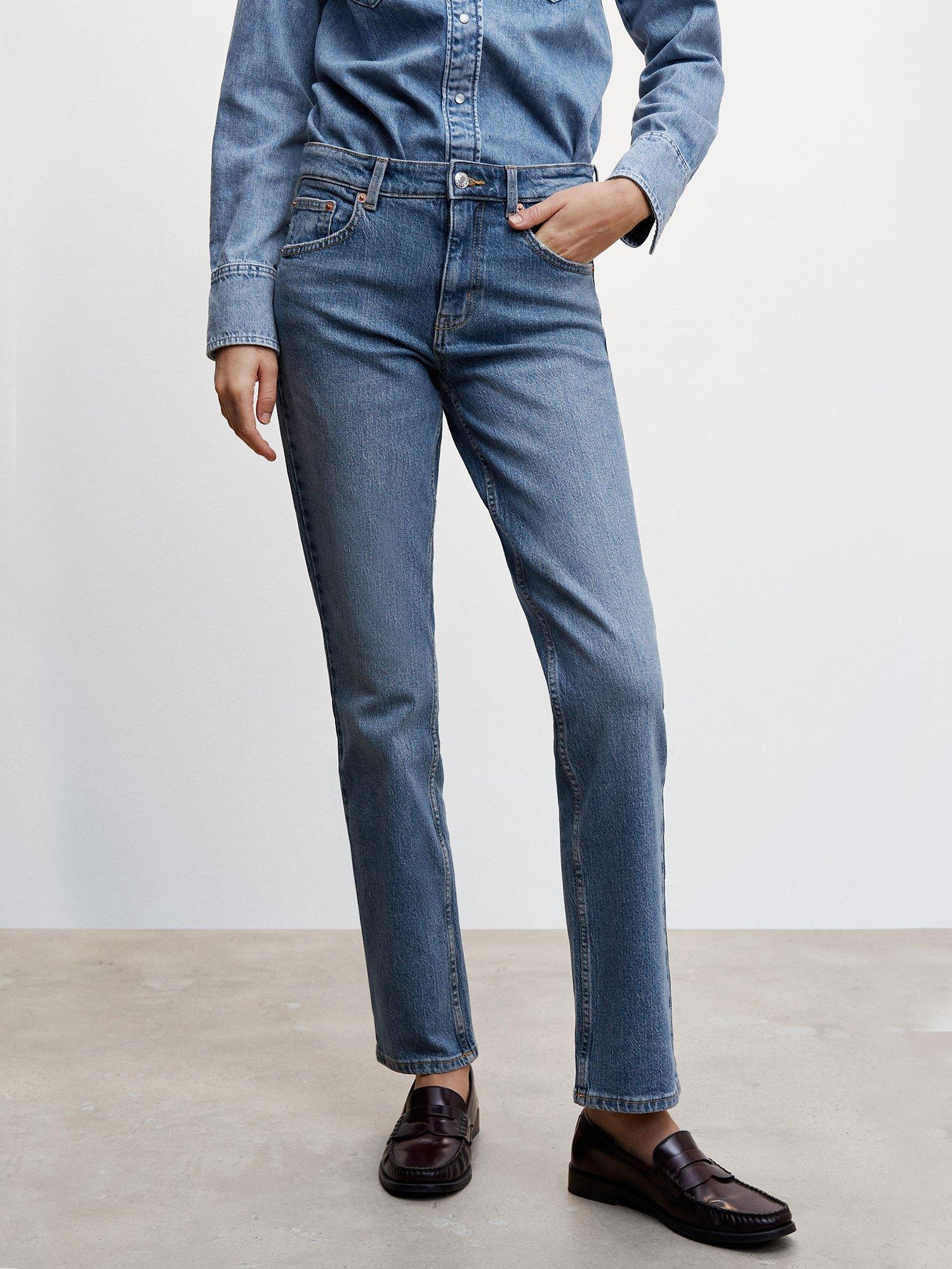 Mango Nayara Jeans, Open Blue