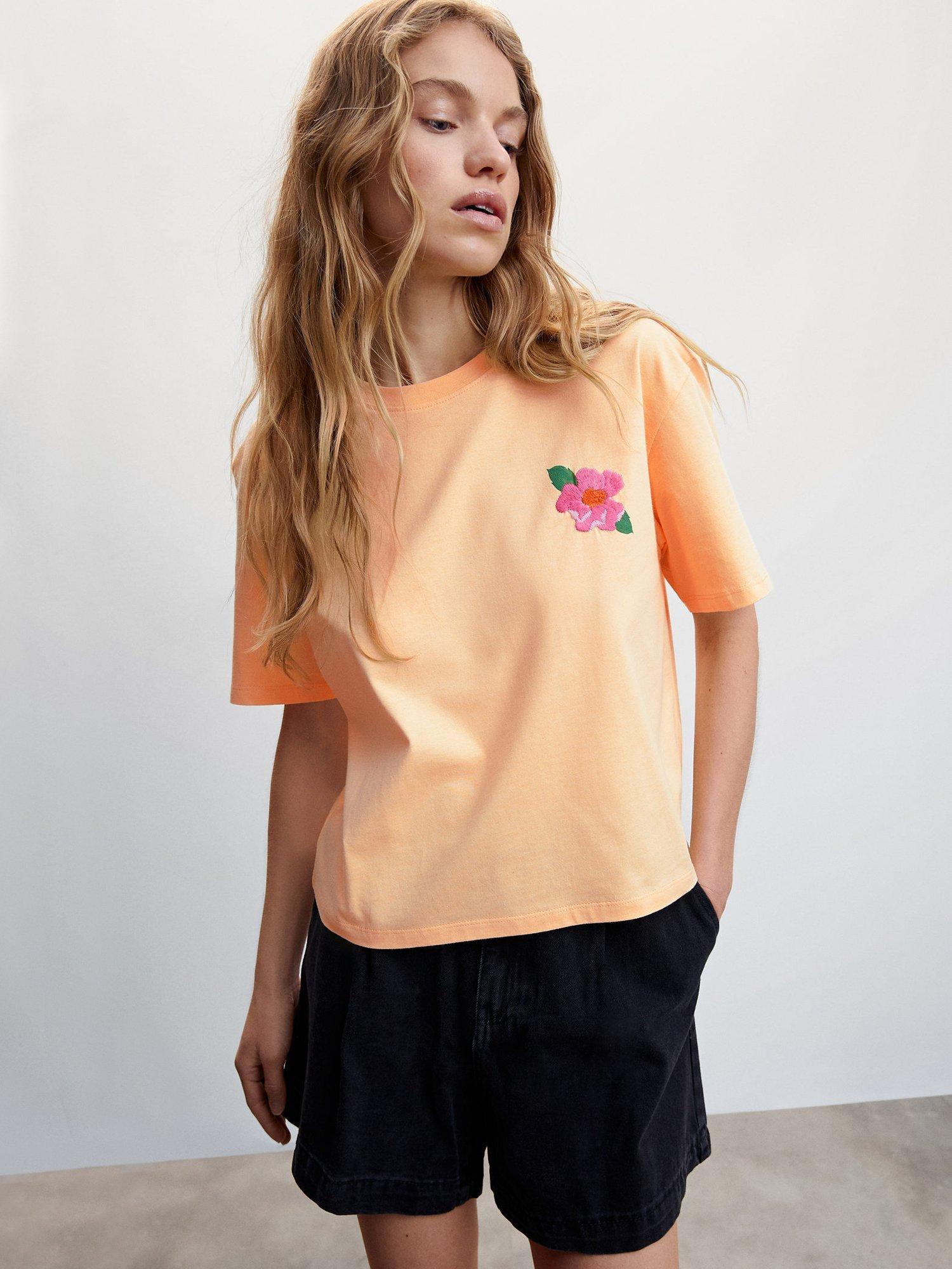 Mango Flower-H Top, Yellow