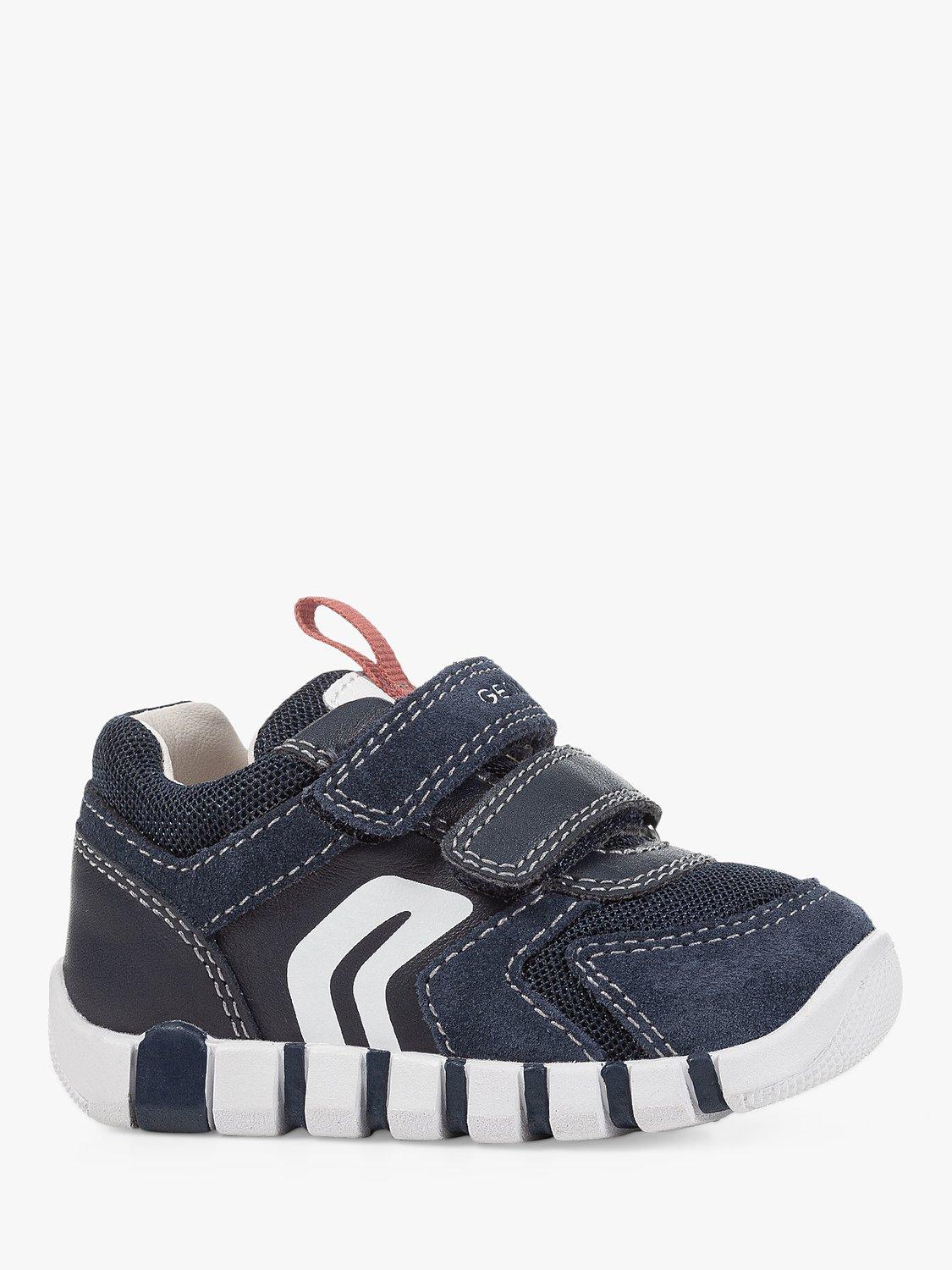 Geox Kids' Iupidoo Pre-Walker Trainers, Navy/White