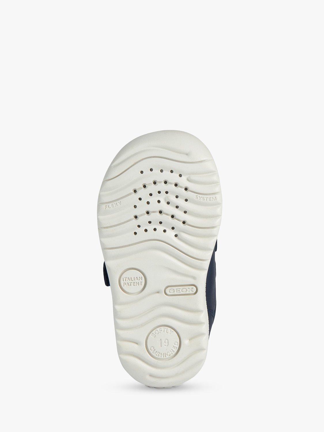 Product image 6 of 6, which shows Geox Kids' Macchia Riptape Pre-Walker Trainers, Navy, EU19