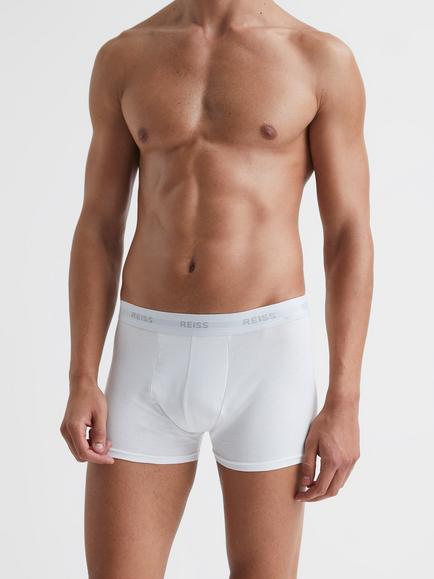 Reiss Heller Cotton Blend Trunks, Pack of 3 - view 2, Multi