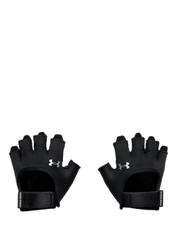 Under Armour Women's Gym Gloves, Black // Silver