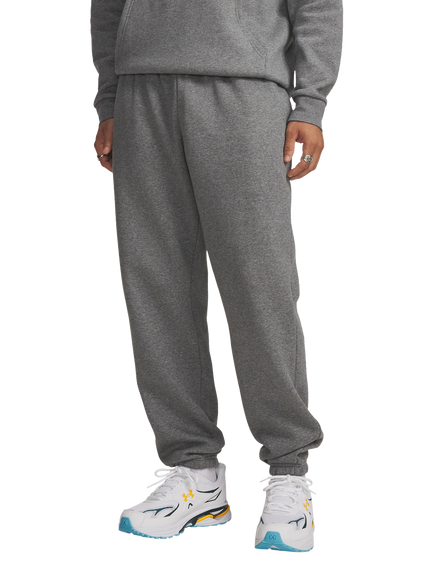 Under Armour Essential Fleece Joggers, Pitch Grey Medium Heather