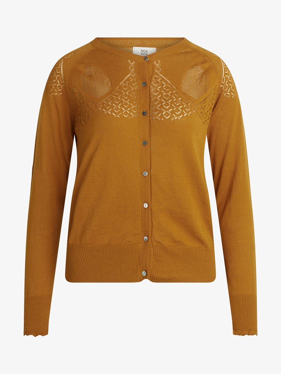 Noa Noa Louisa Cardigan, Golden Brown, XXL