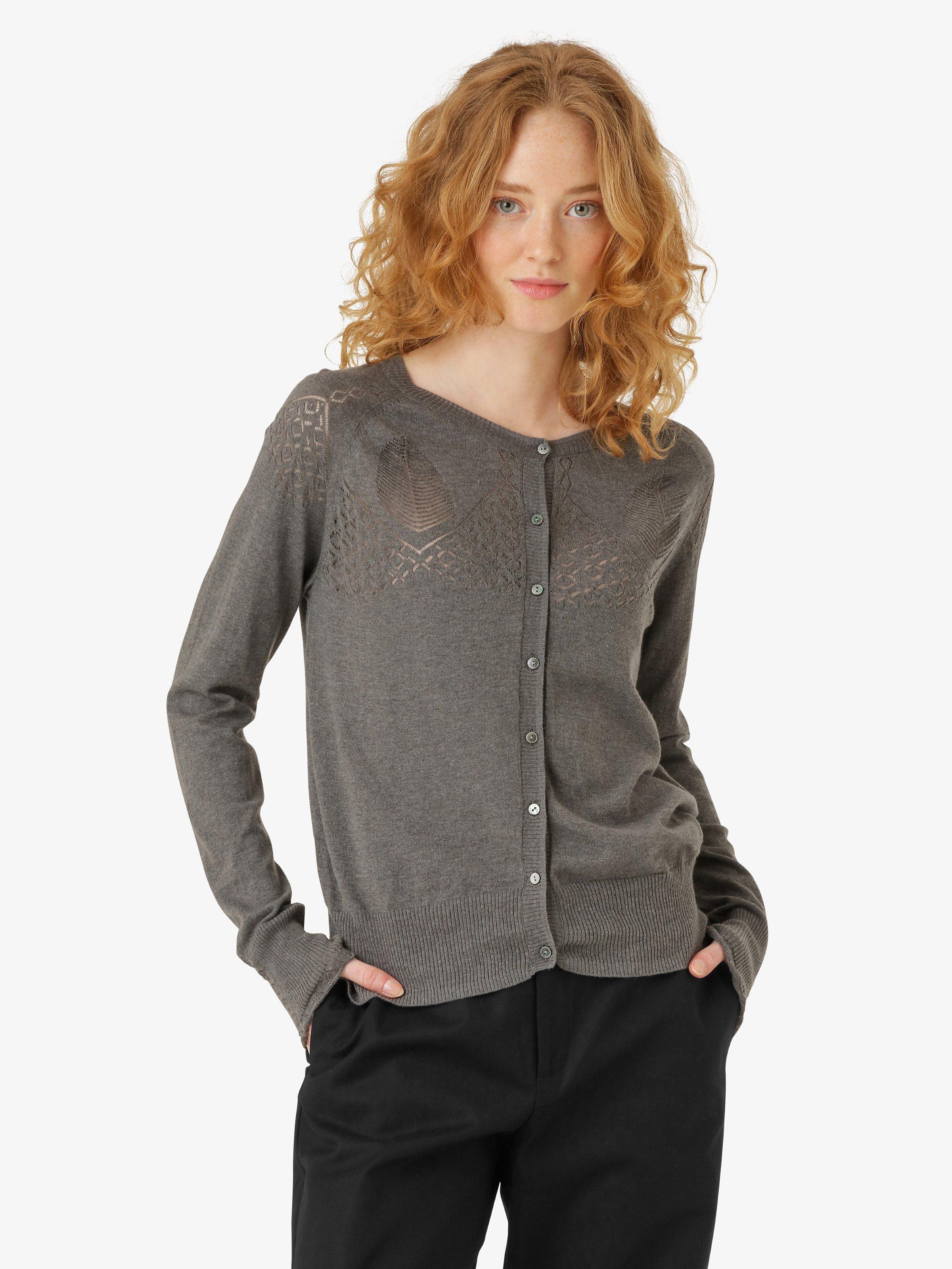 Noa Noa Louisa Cardigan, Dark Grey Melange