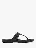 FitFlop Gracie Leather Buckle Detail Flip Flops