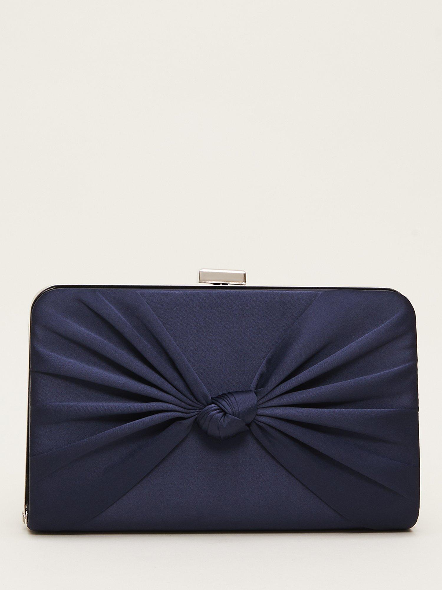 Cheap navy clutch bag best sale