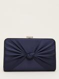 Phase Eight Satin Knot Front Box Clutch Bag