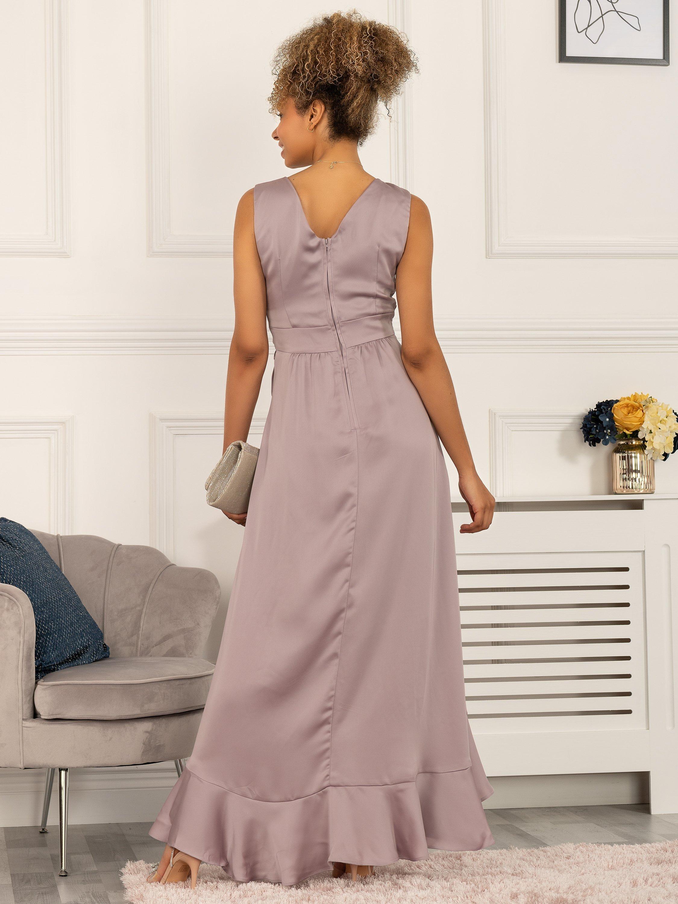 Jolie moi mauve dress best sale