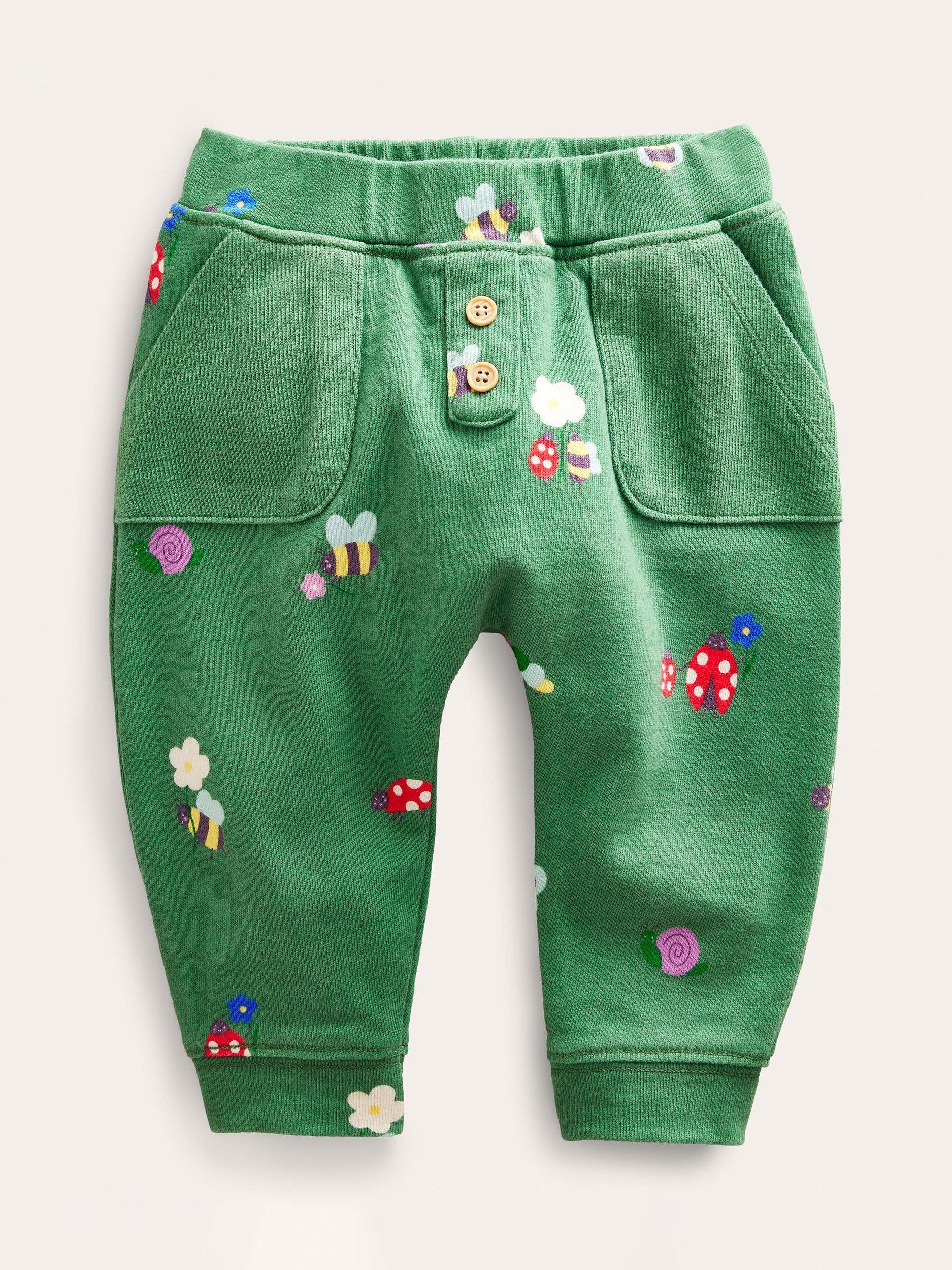 Mini Boden Baby Printed Jersey Bottoms