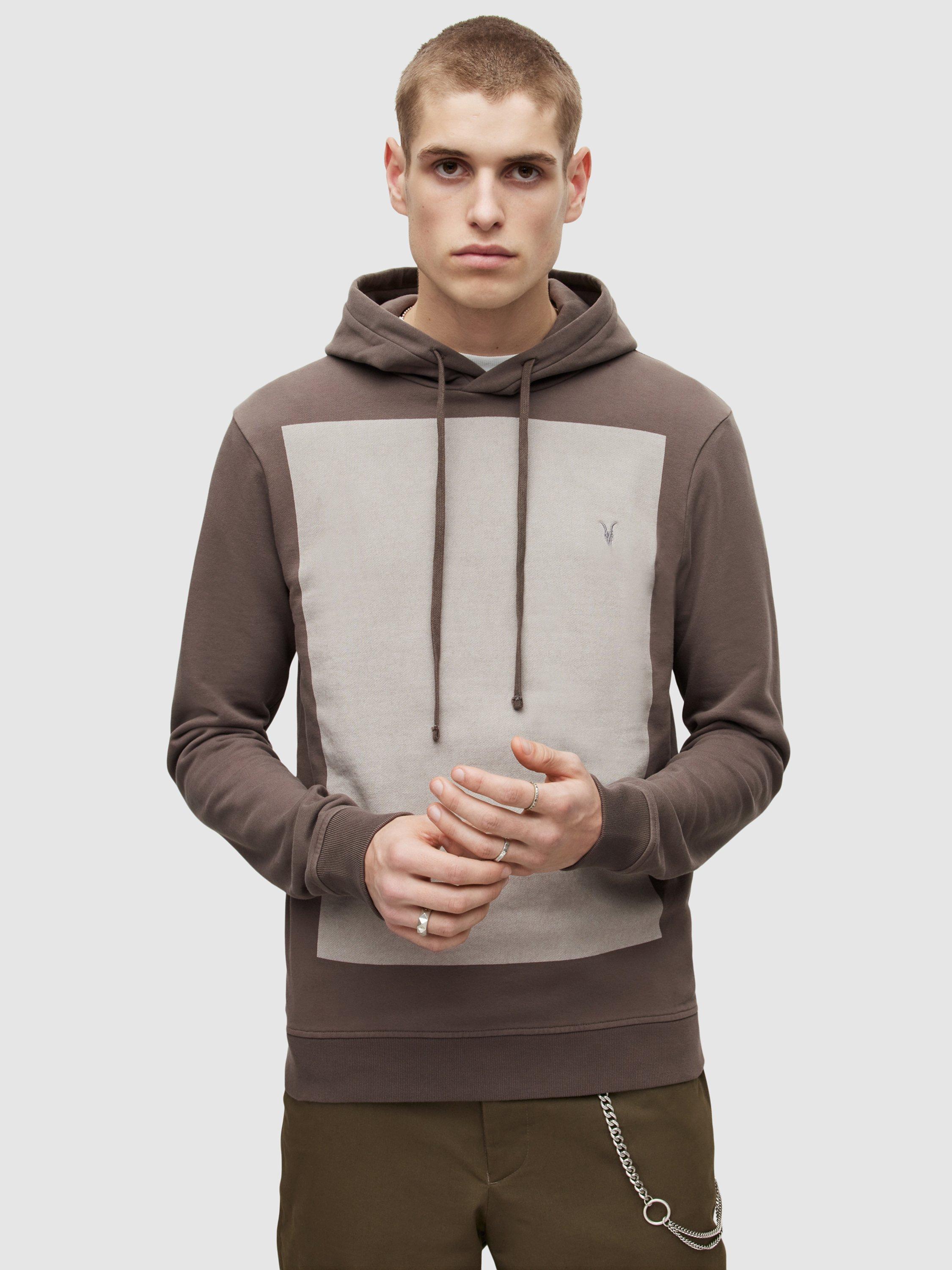 AllSaints Lobke Hoodie, Mink Brown/Grey