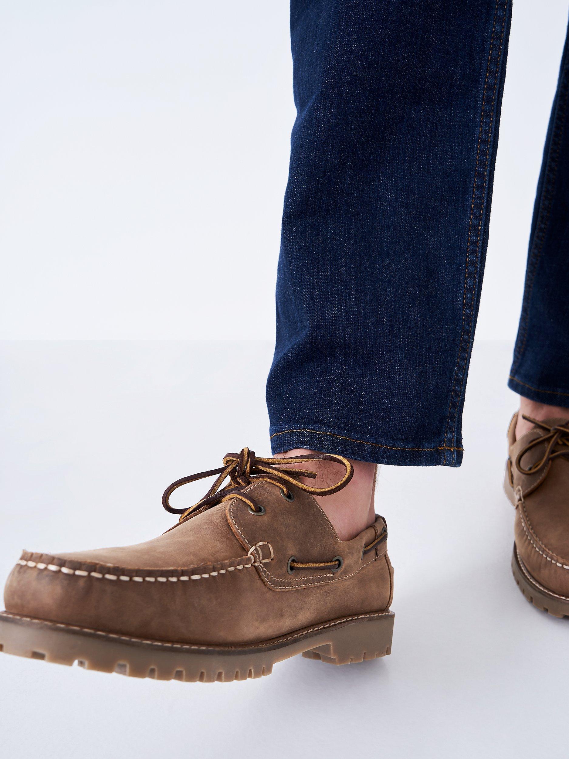 Product image 3 of 5, which shows Crew Clothing Leo Chunky Deck Shoes, Tan, 7