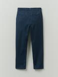 Crew Clothing Kids' Slim Fit Garment Dyed Chinos, Dark Blue