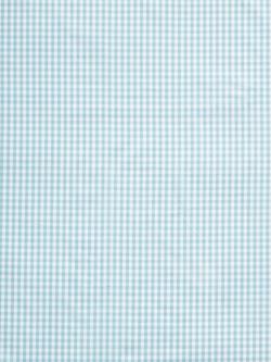 John Lewis Gingham Pencil Pleat Blackout Children's Curtains - view 2, Blue