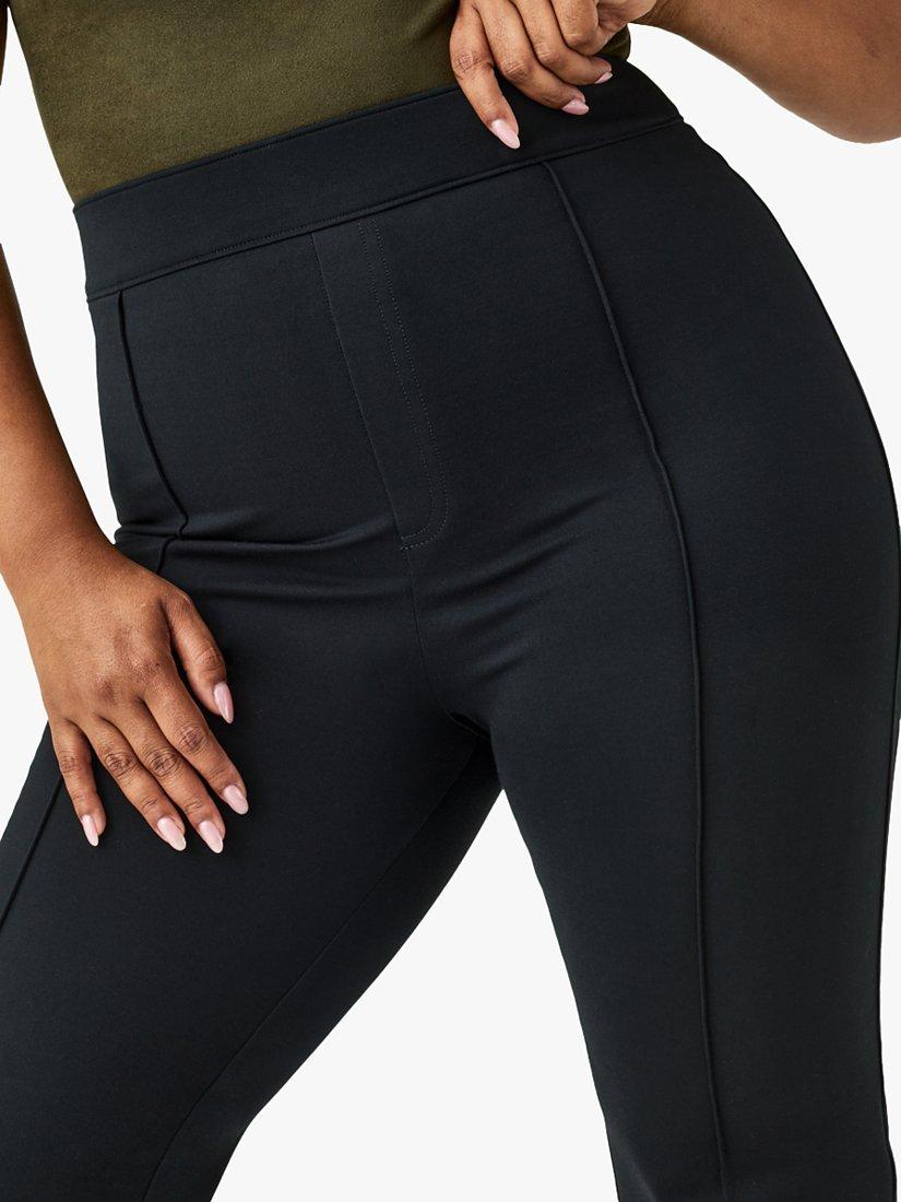 Product image 3 of 8, which shows Spanx SPANXsupersmooth™ PerfectFit Ponte Flare Trousers, Classic Black, S