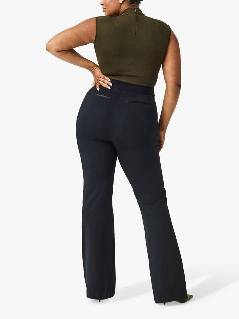 Product image 5 of 8, which shows Spanx SPANXsupersmooth™ PerfectFit Ponte Flare Trousers, Classic Black, S