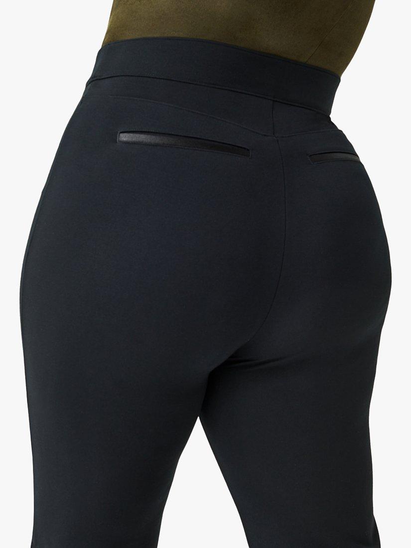 Product image 6 of 8, which shows Spanx SPANXsupersmooth™ PerfectFit Ponte Flare Trousers, Classic Black, S